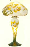 Art Nouveau designs - Butterfly Odeon Lamp